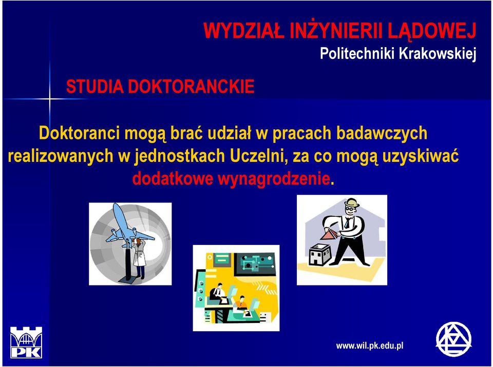 w jednostkach Uczelni, za co