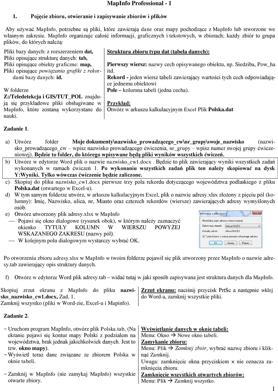 tab, Pliki opisujące obiekty graficzne: map, Pliki opisujące powiązania grafiki z rekordami bazy danych: id.