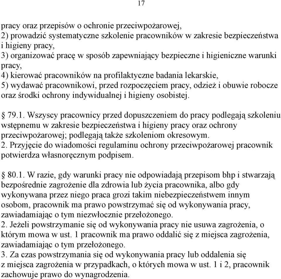 i higieny osobistej. 79.1.