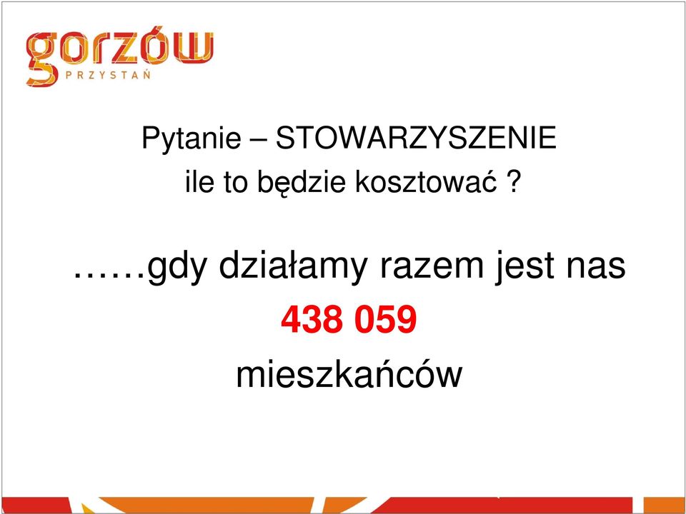 gdy działamy razem jest