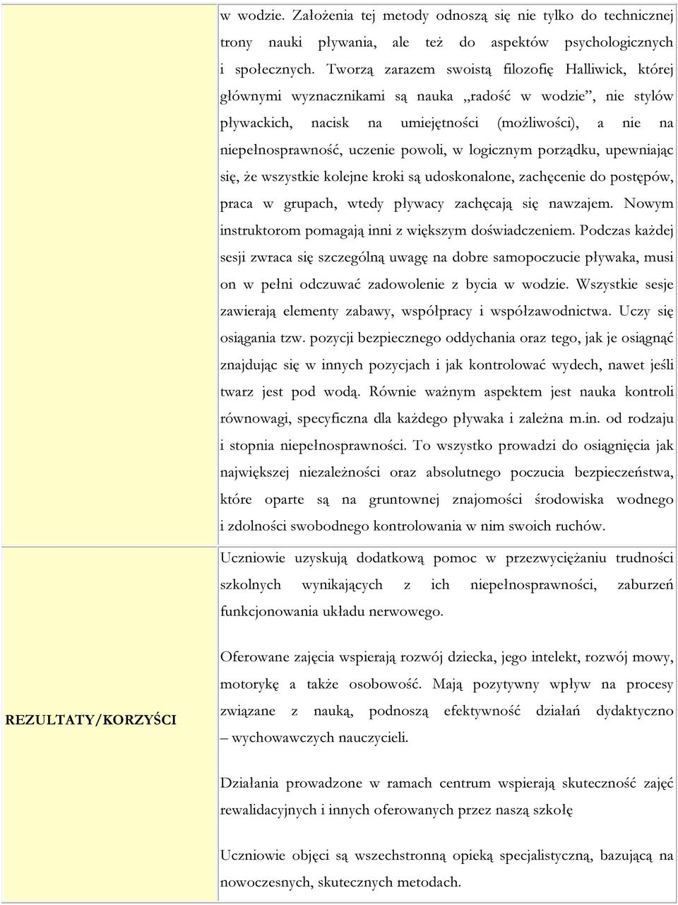 powoli, w logicznym porządku, upewniając się, że wszystkie kolejne kroki są udoskonalone, zachęcenie do postępów, praca w grupach, wtedy pływacy zachęcają się nawzajem.