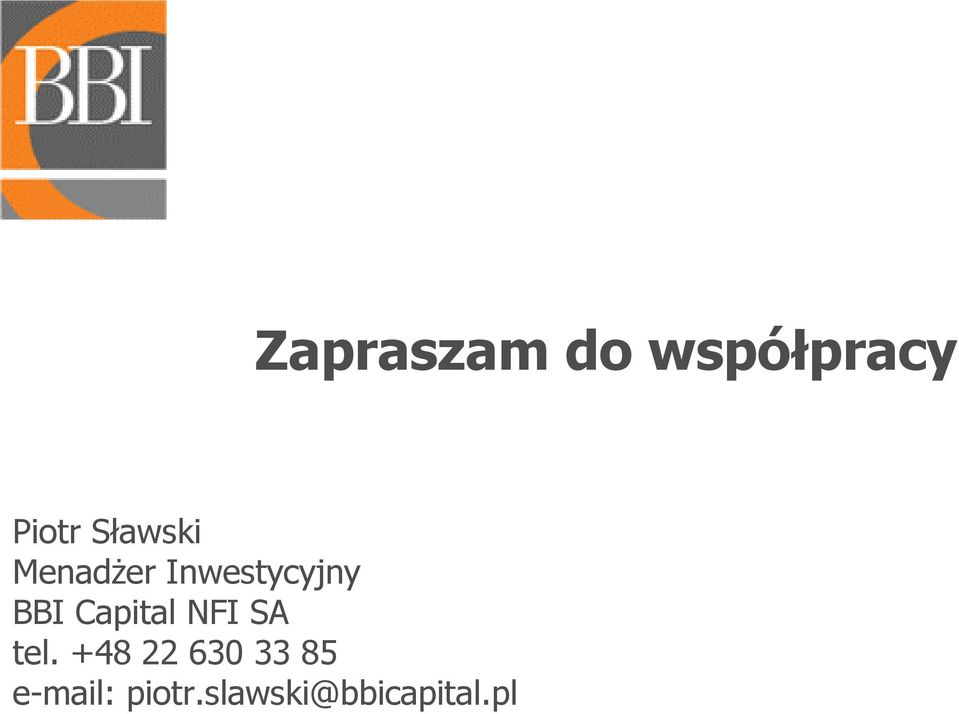 Capital NFI SA tel.