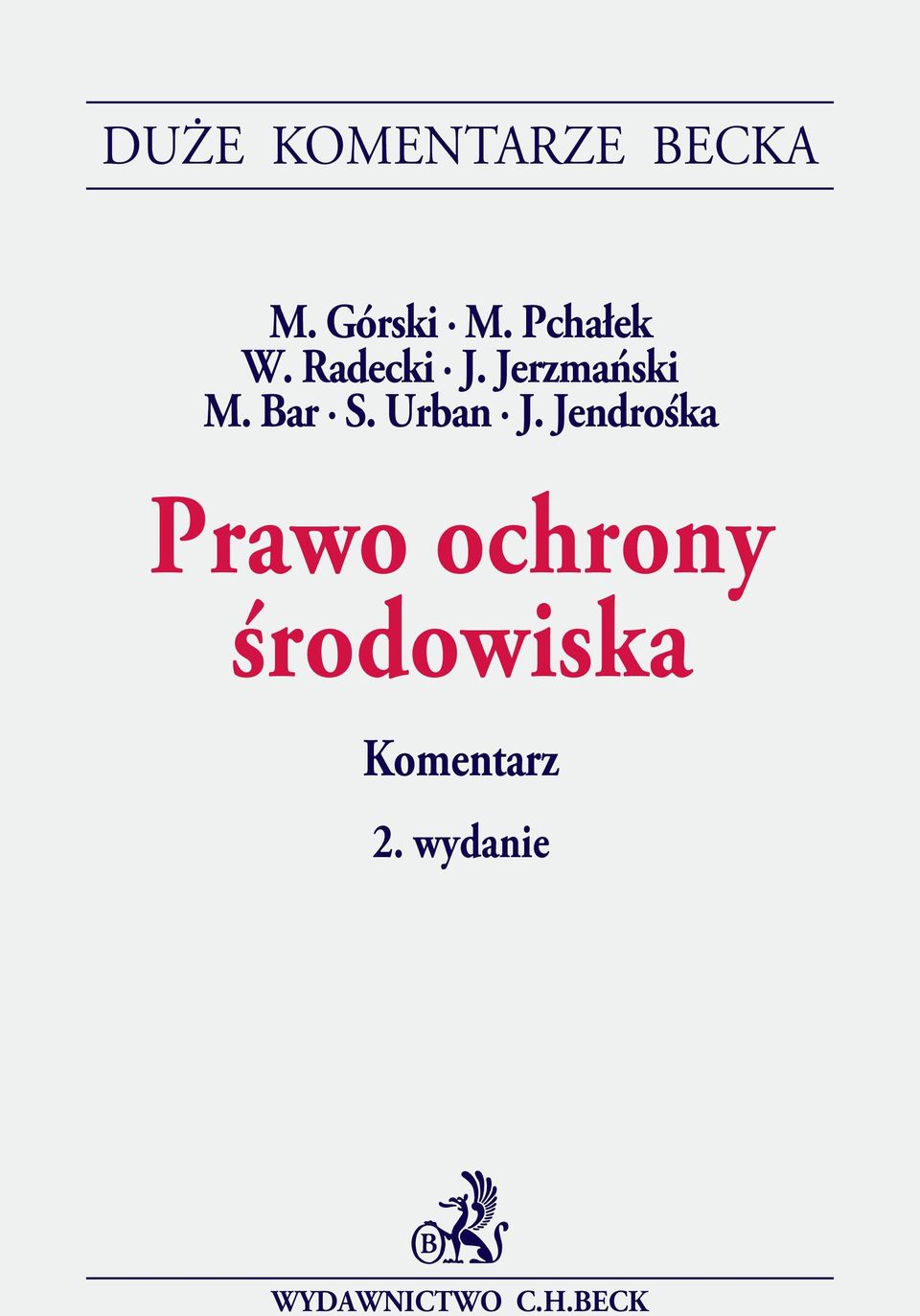 J. Jendrośka Prawo ochrony środowiska