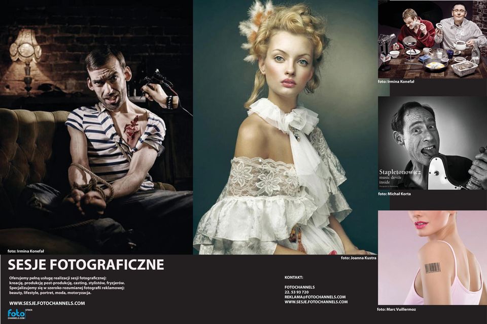 Specjalizujemy się w szeroko rozumianej fotografii reklamowej: beauty, lifestyle, portret, moda, motoryzacja. WWW.