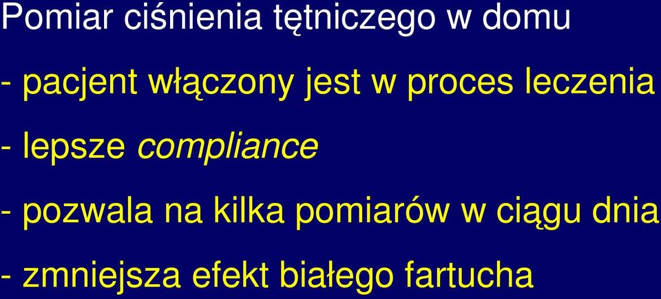 lepsze compliance pozwala na kilka