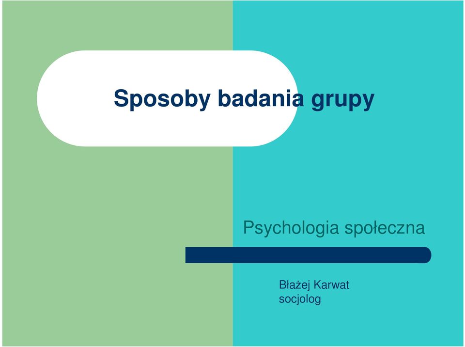 Psychologia