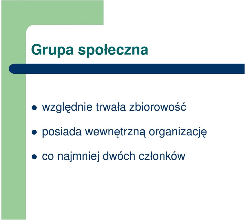 wewnętrzną organizację co