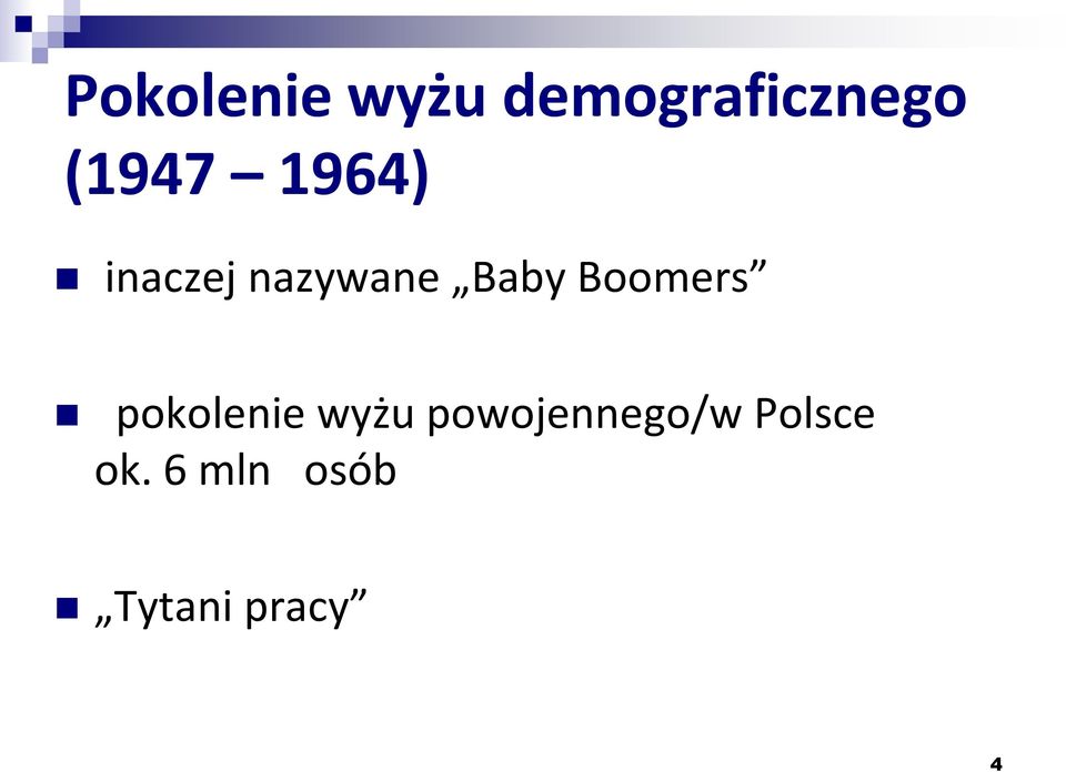 Boomers pokolenie wyżu