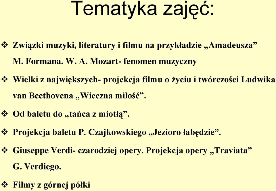 Mozart- fenomen muzyczny Wielki z największych- projekcja filmu o życiu i twórczości Ludwika van