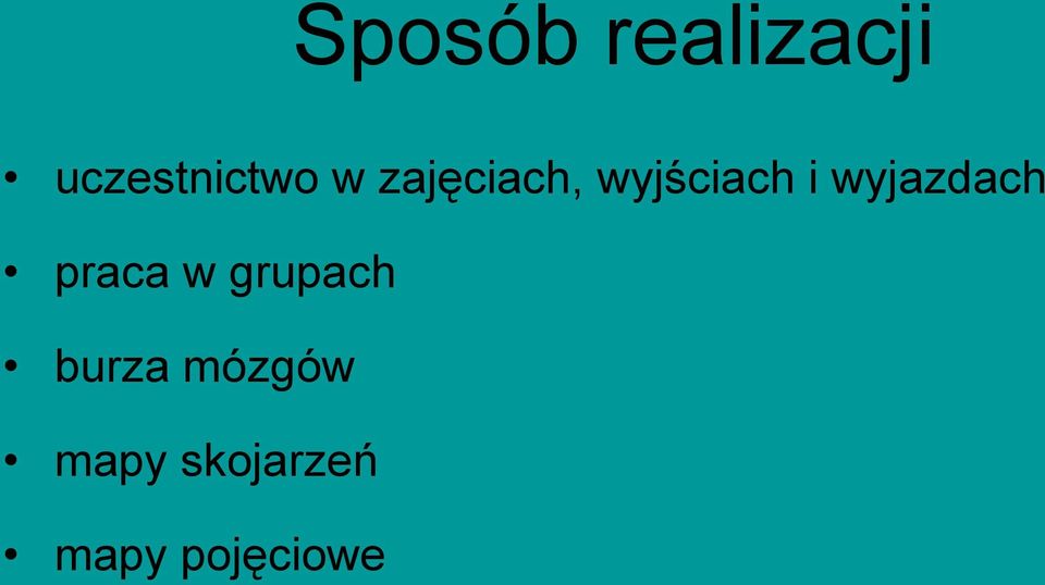 wyjazdach praca w grupach