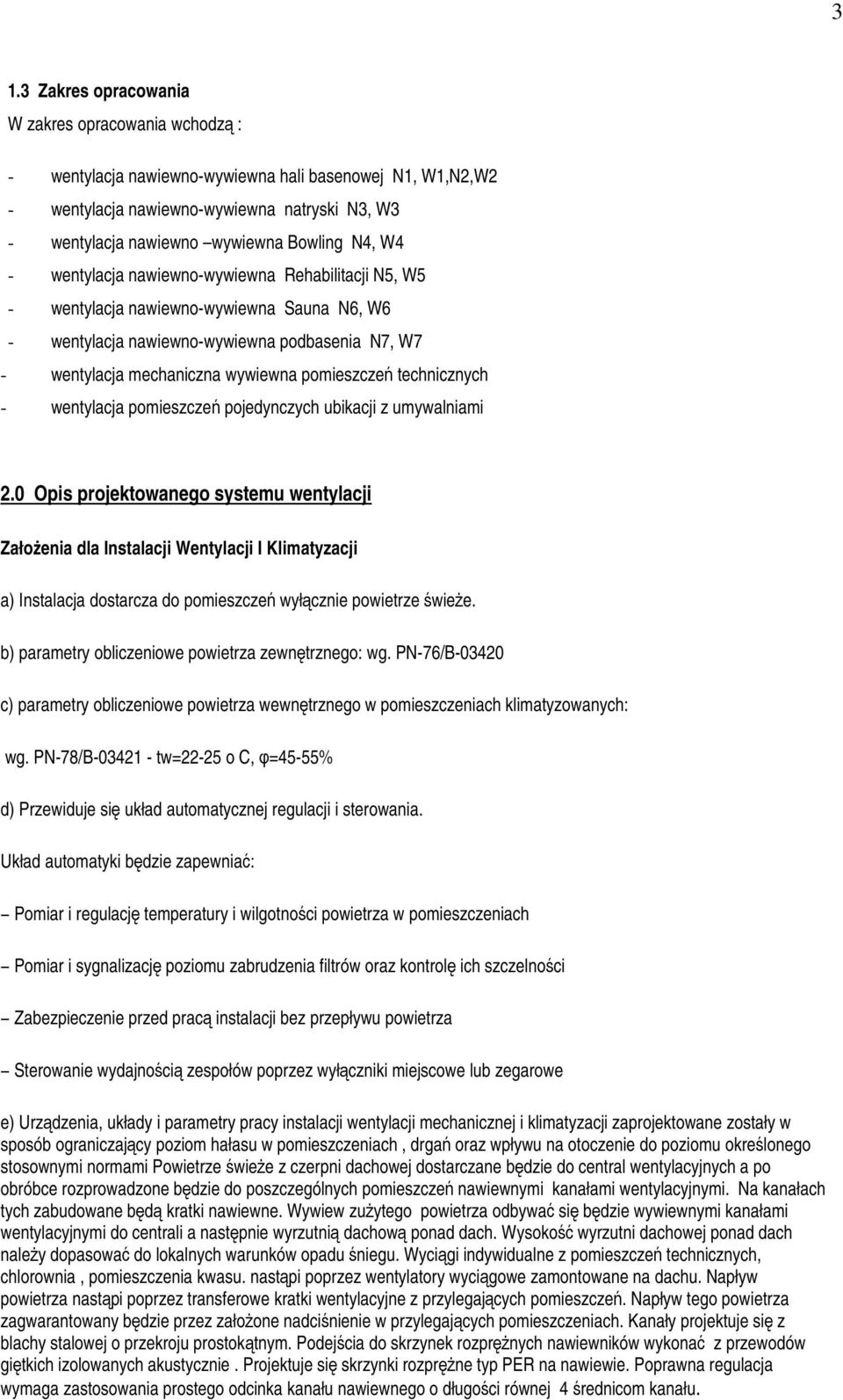 pomieszczeń technicznych - wentylacja pomieszczeń pojedynczych ubikacji z umywalniami 2.