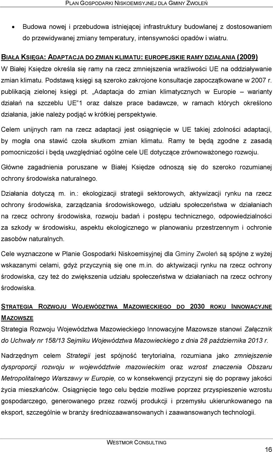 Podstawą księgi są szeroko zakrojone konsultacje zapoczątkowane w 2007 r. publikacją zielonej księgi pt.