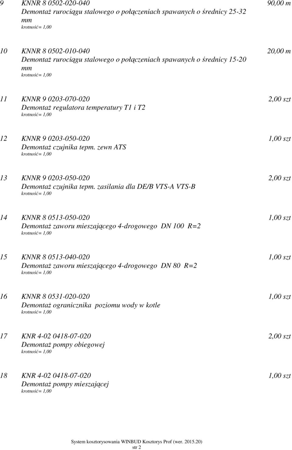 zewn ATS 13 KNNR 9 0203-050-020 Demontaż czujnika tepm.