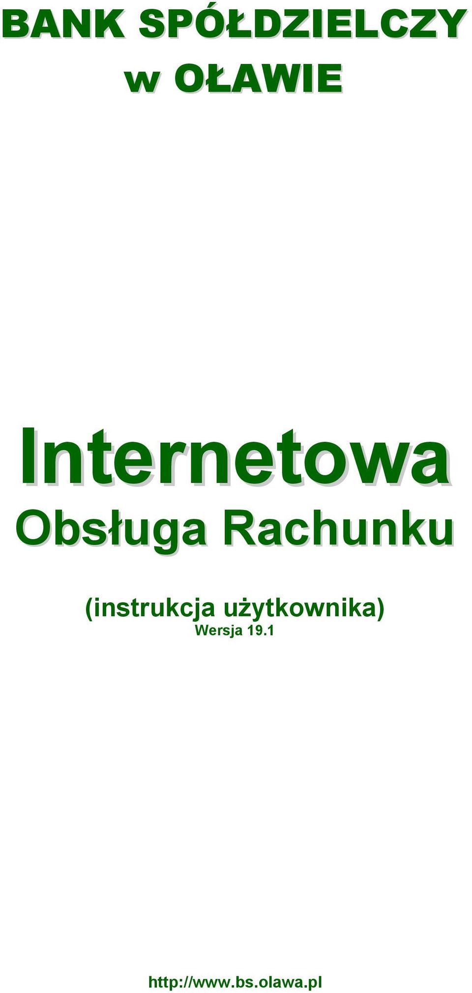 (instrukcja użytkownika)