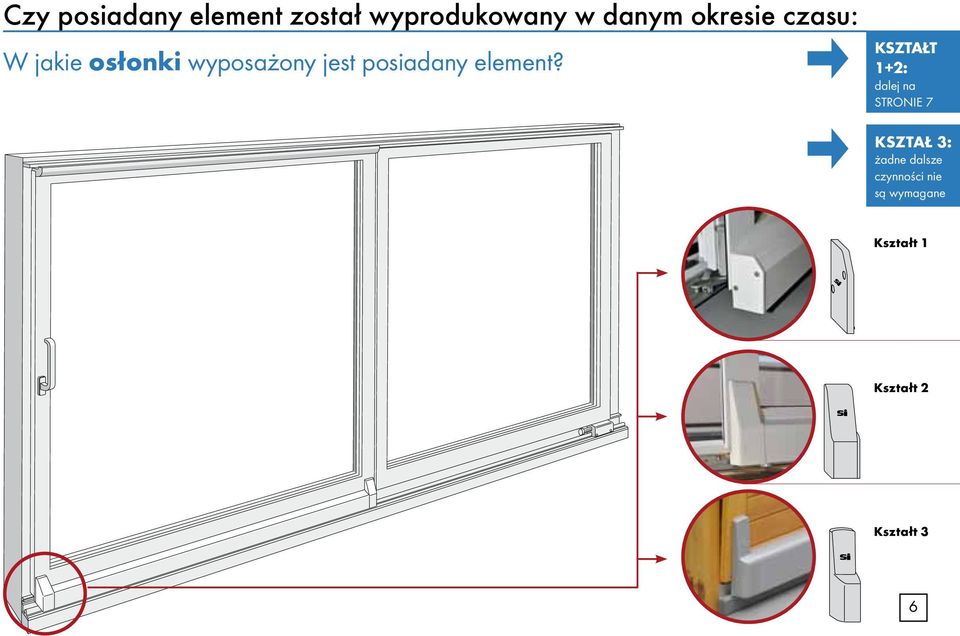 wyposażony jest posiadany element?