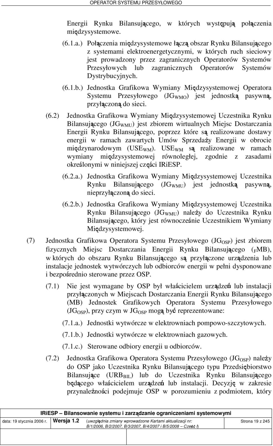 międzysystemowe. (6.1.a.