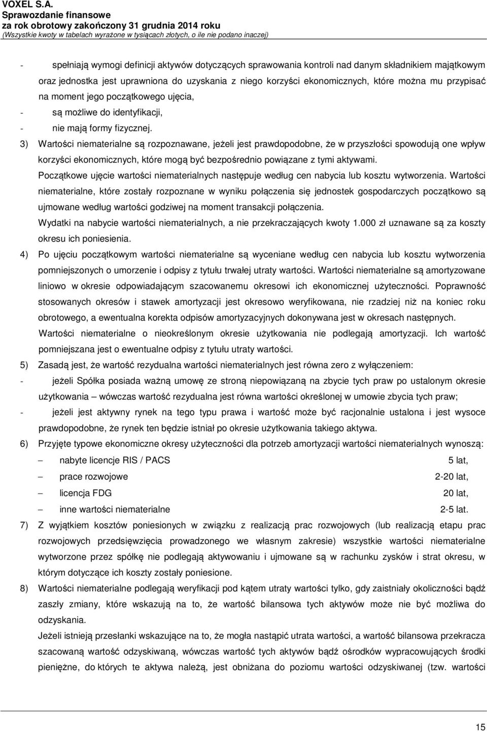 3) Wartości niematerialne są rozpoznawane, jeżeli jest prawdopodobne, że w przyszłości spowodują one wpływ korzyści ekonomicznych, które mogą być bezpośrednio powiązane z tymi aktywami.