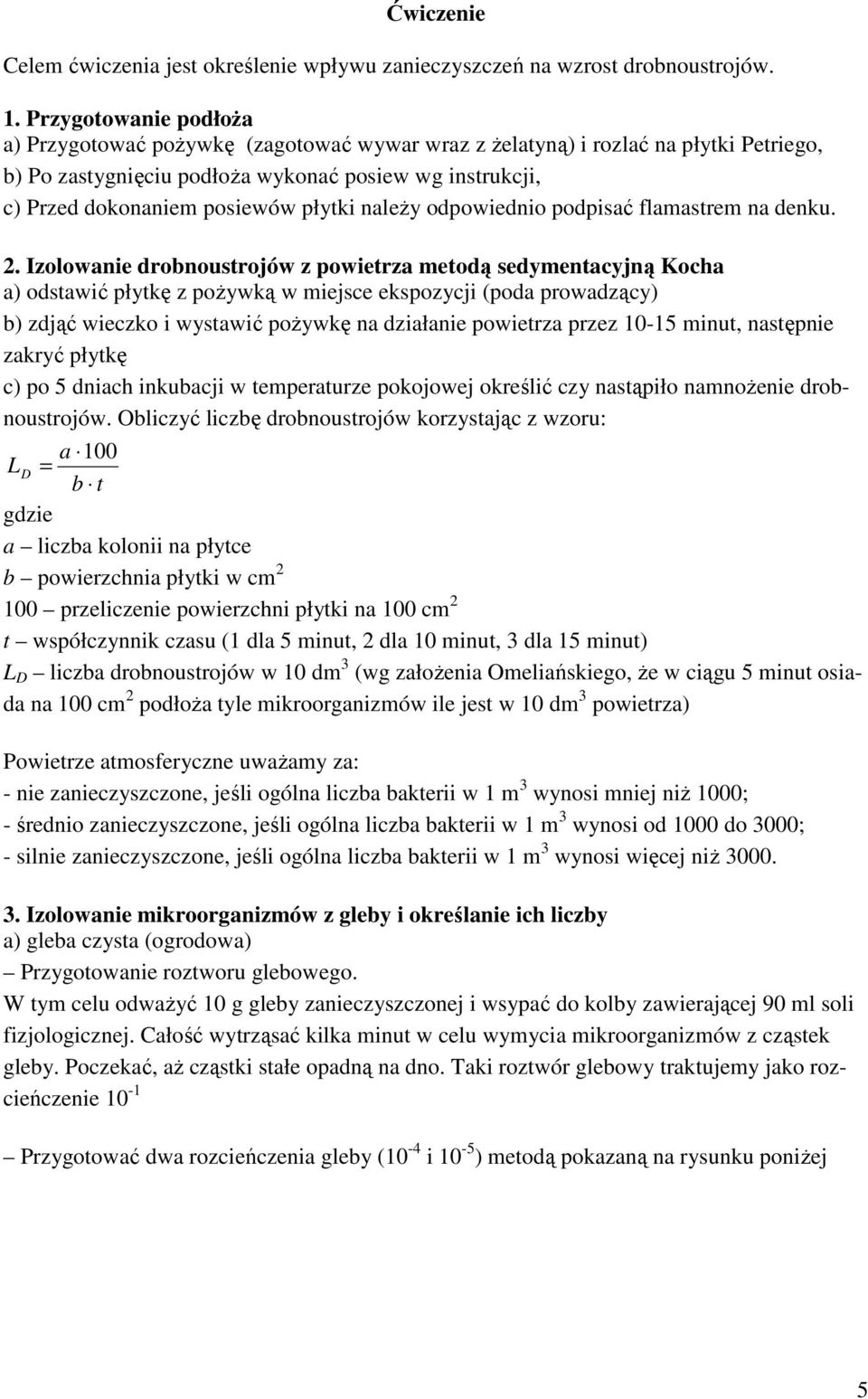 płytki należy odpowiednio podpisać flamastrem na denku. 2.