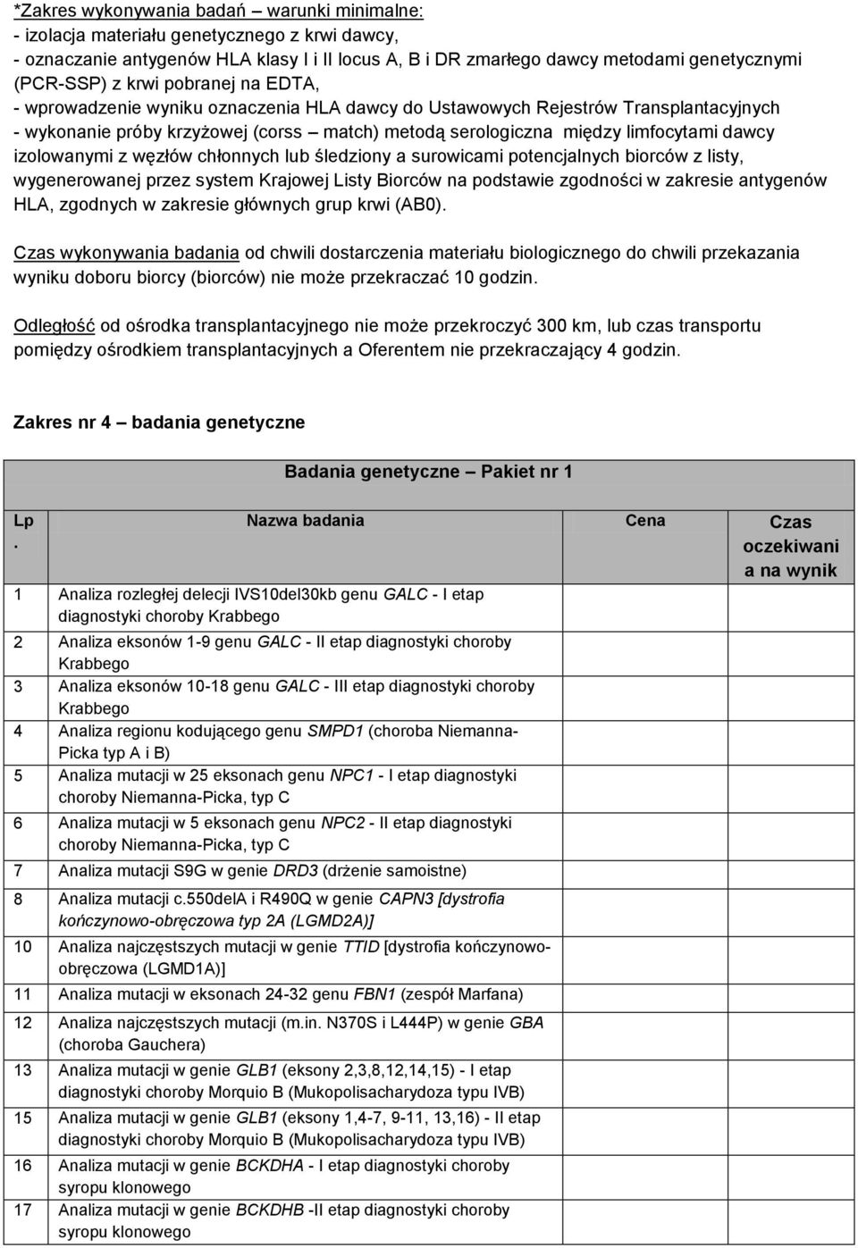 izolowanymi z węzłów chłonnych lub śledziony a surowicami potencjalnych biorców z listy, wygenerowanej przez system Krajowej Listy Biorców na podstawie zgodności w zakresie antygenów HLA, zgodnych w