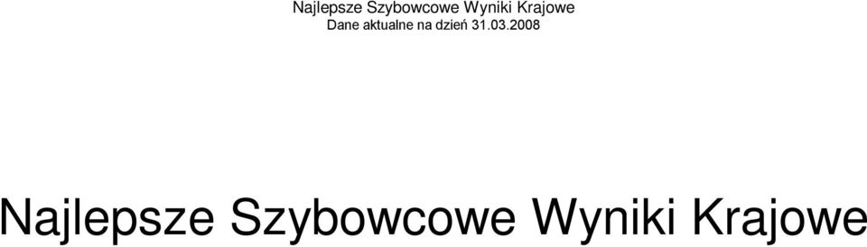 Krajowe   Krajowe