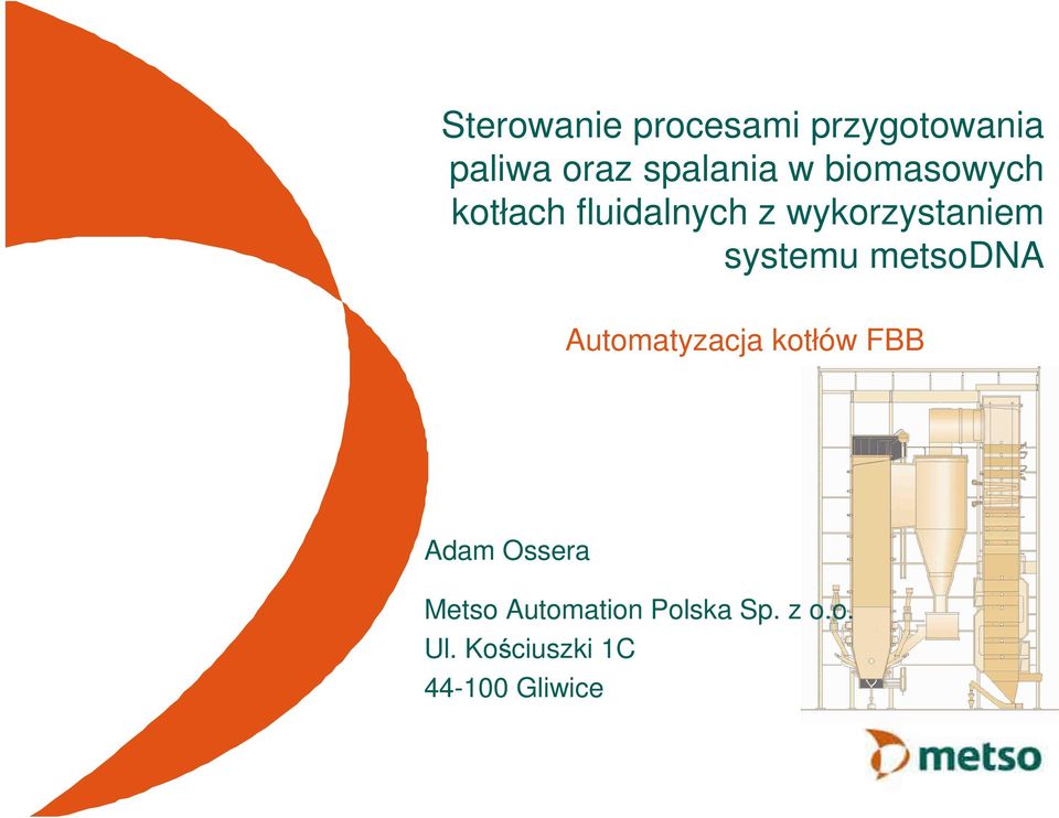 systemu metsodna Automatyzacja kotłów FBB Adam Ossera