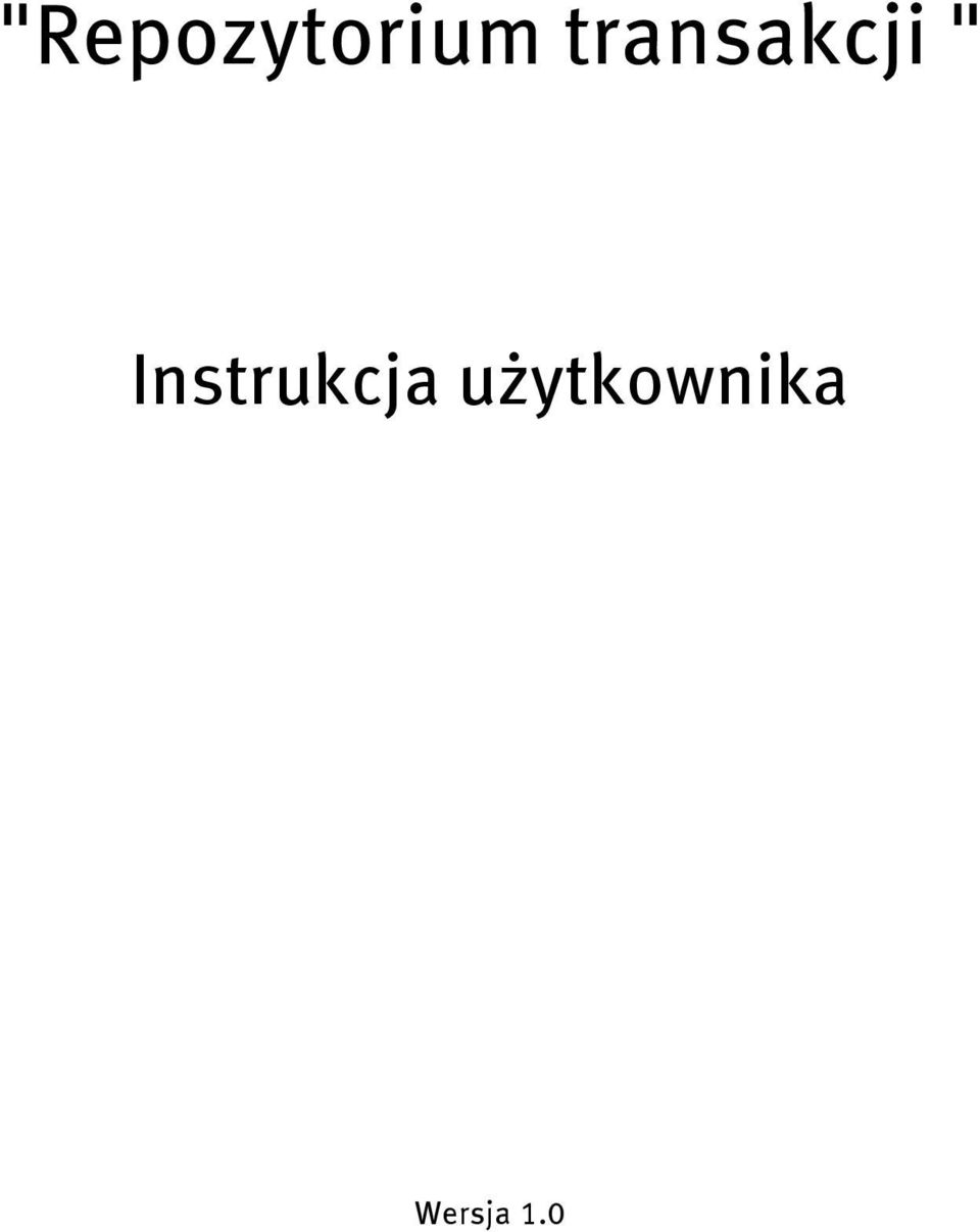 Instrukcja