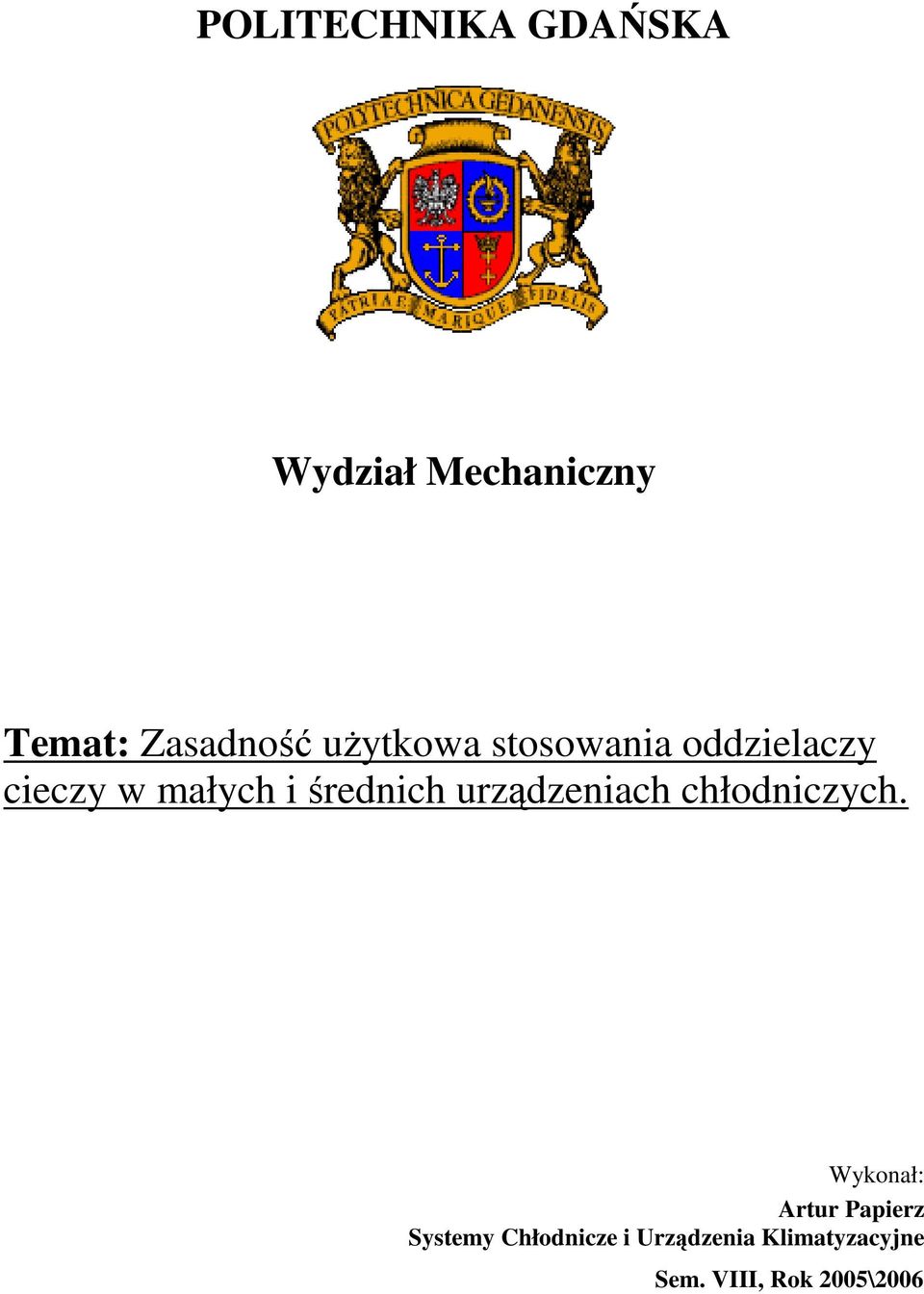 urządzeniach chłodniczych.