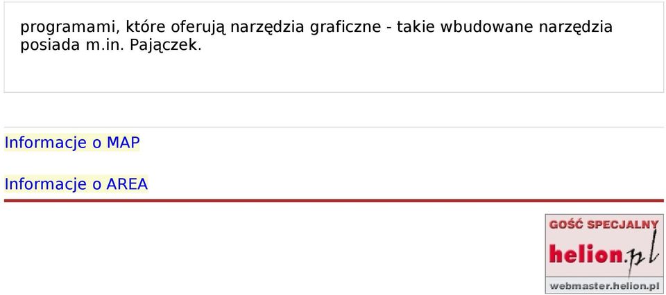 wbudowane narzę dzia posiada m.in.