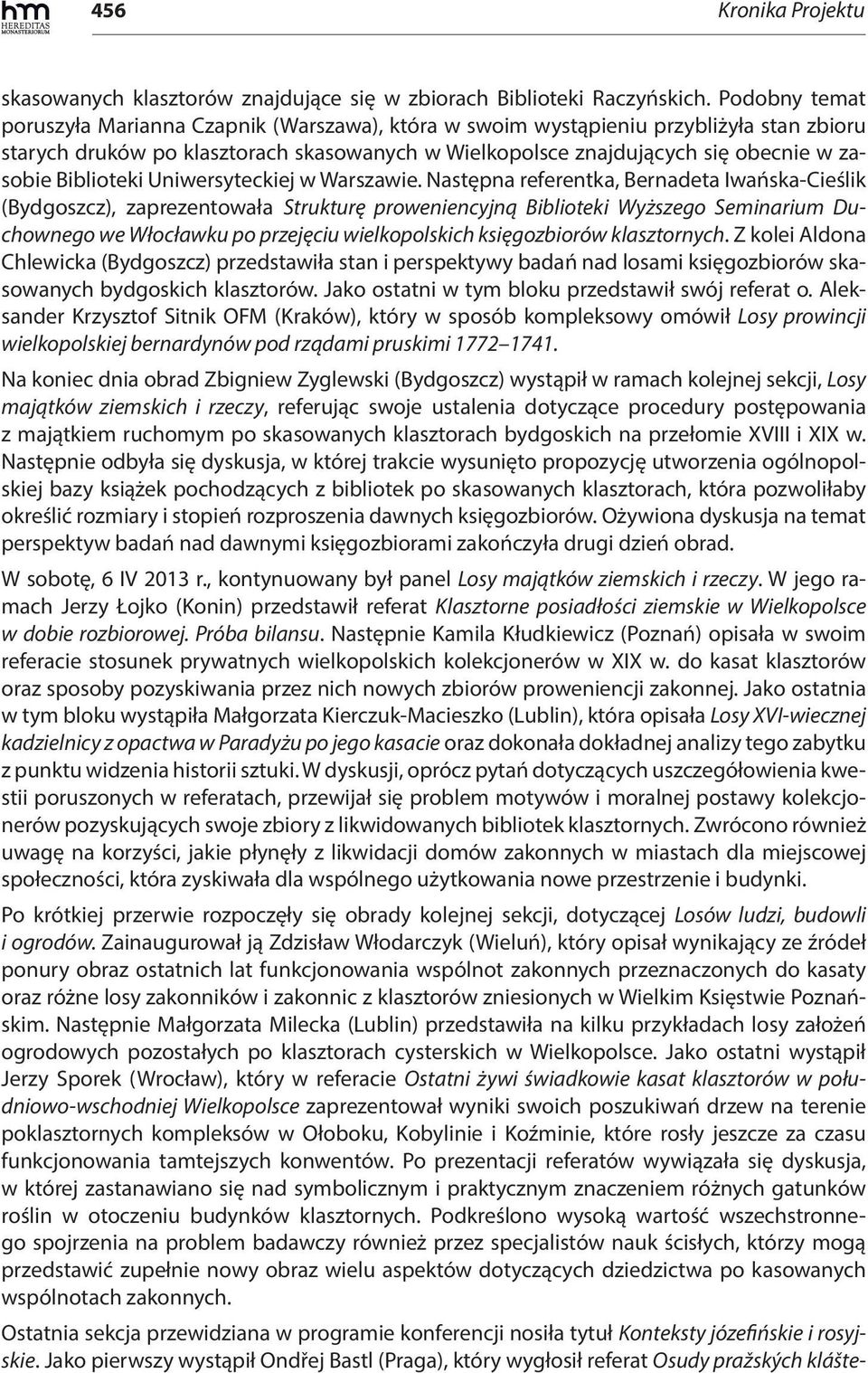 Biblioteki Uniwersyteckiej w Warszawie.