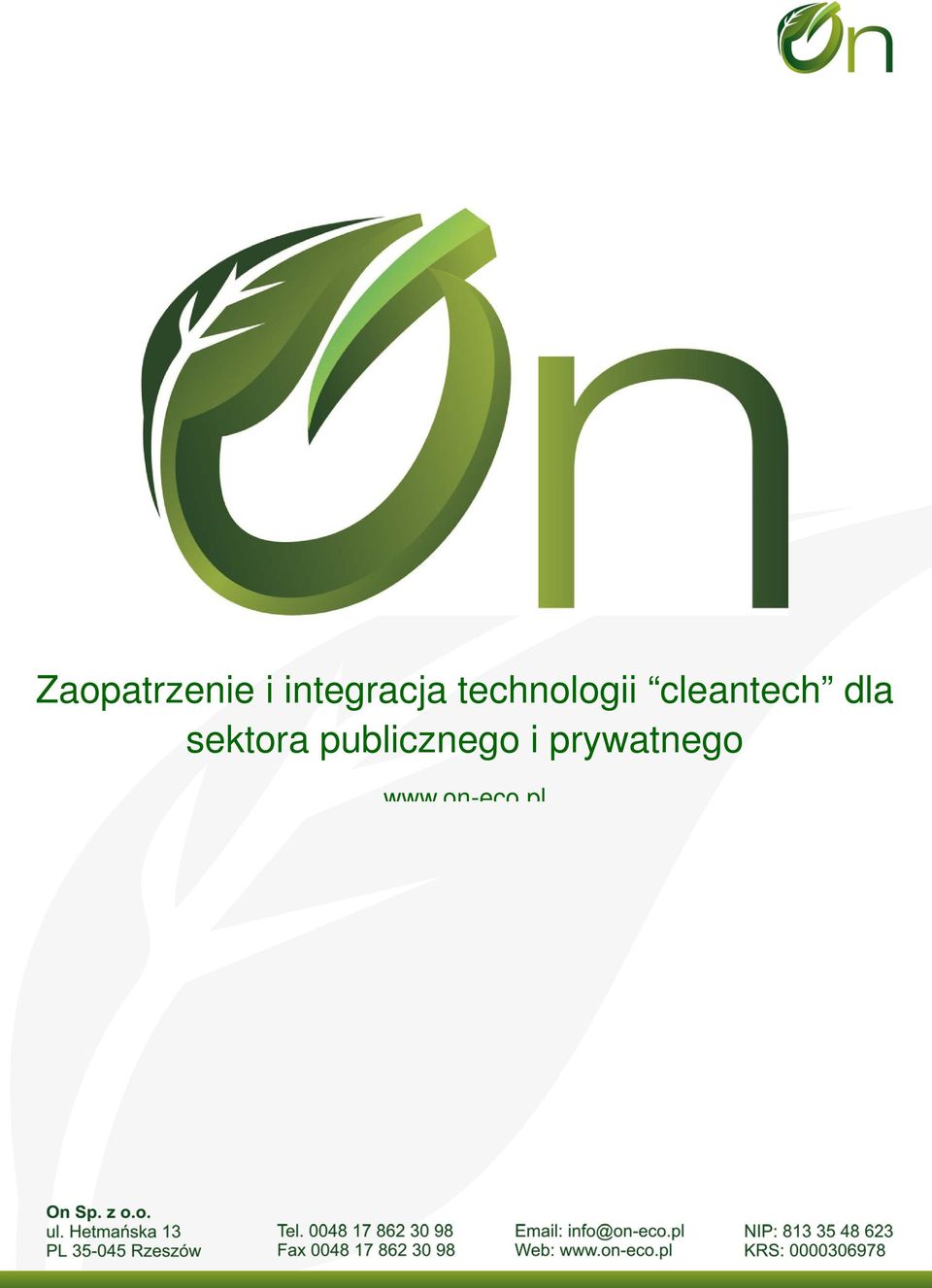 cleantech dla sektora