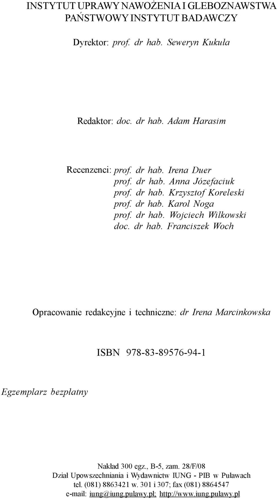 Anna Józefaciuk prof. dr hab.