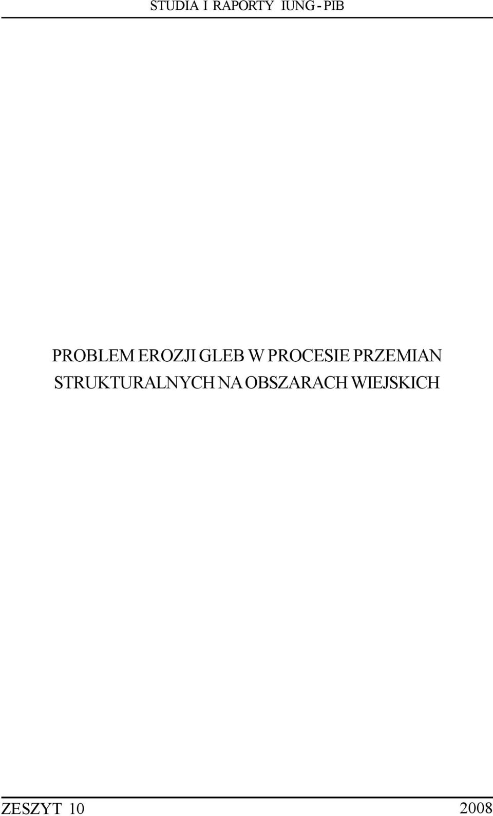 PRZEMIAN STRUKTURALNYCH NA