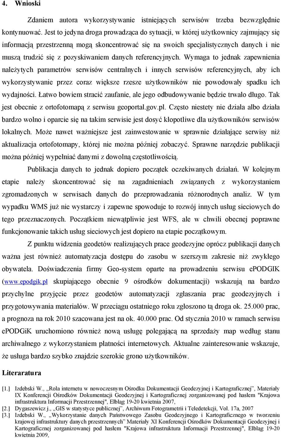 pozyskiwaniem danych referencyjnych.