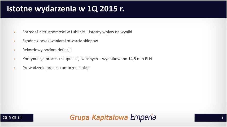 oczekiwaniami otwarcia sklepów Rekordowy poziom deflacji