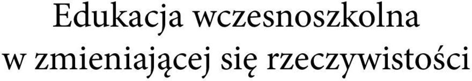 w zmieniającej