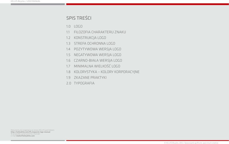 5 NEGATYWOWA WERSJA LOGO 1.6 CZARNO-BIAŁA WERSJA LOGO 1.