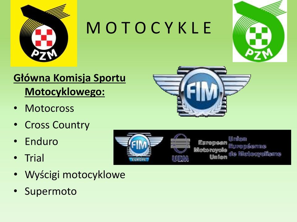 Motocross Cross Country Enduro