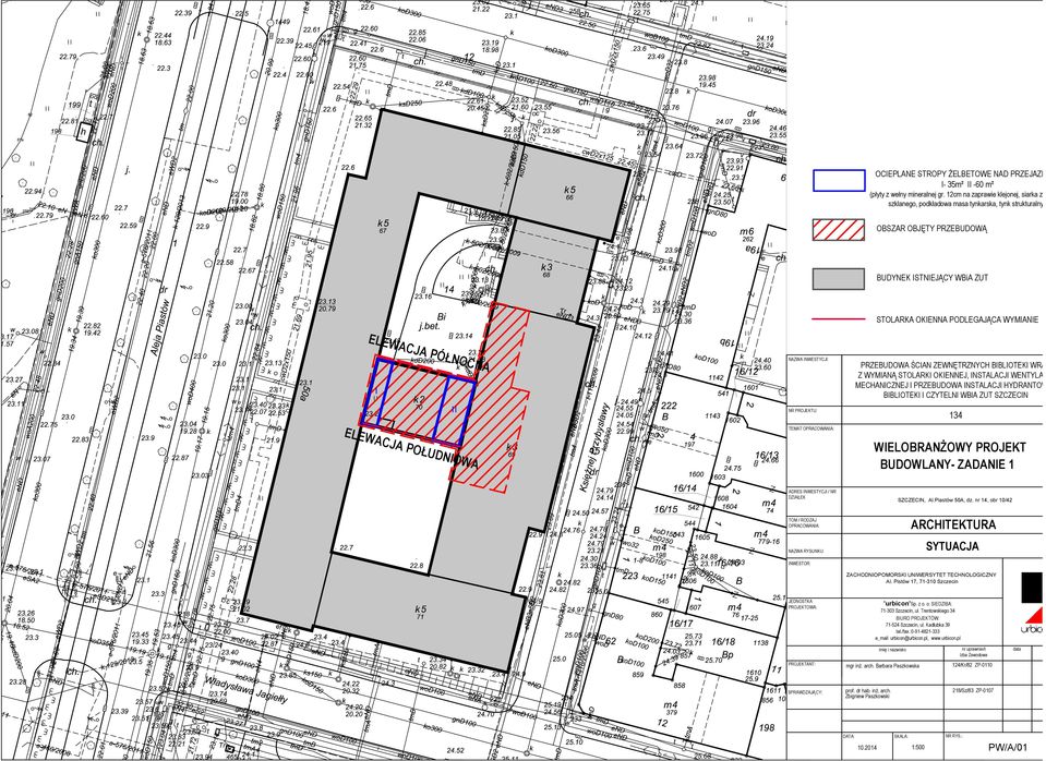 urbicon.pl, www.urbicon.pl nr uprawnie imi i nazwisko SPRAWDZA CY: mgr in. arch.