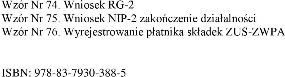 Wzór Nr 76.