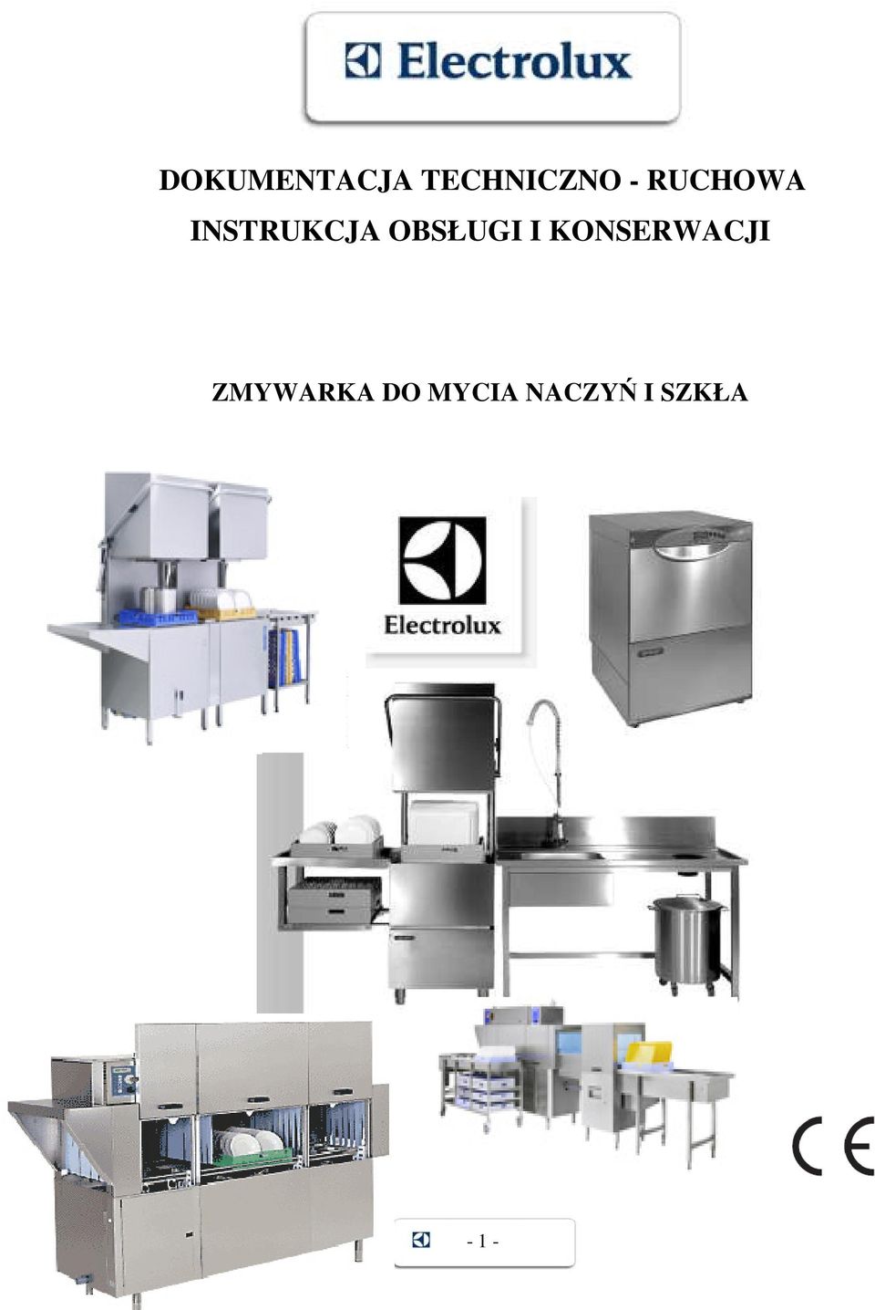 I KONSERWACJI ZMYWARKA DO