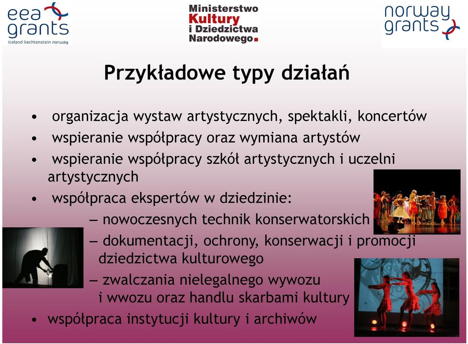 dziedzinie: nowoczesnych technik konserwatorskich dokumentacji, ochrony, konserwacji i promocji dziedzictwa