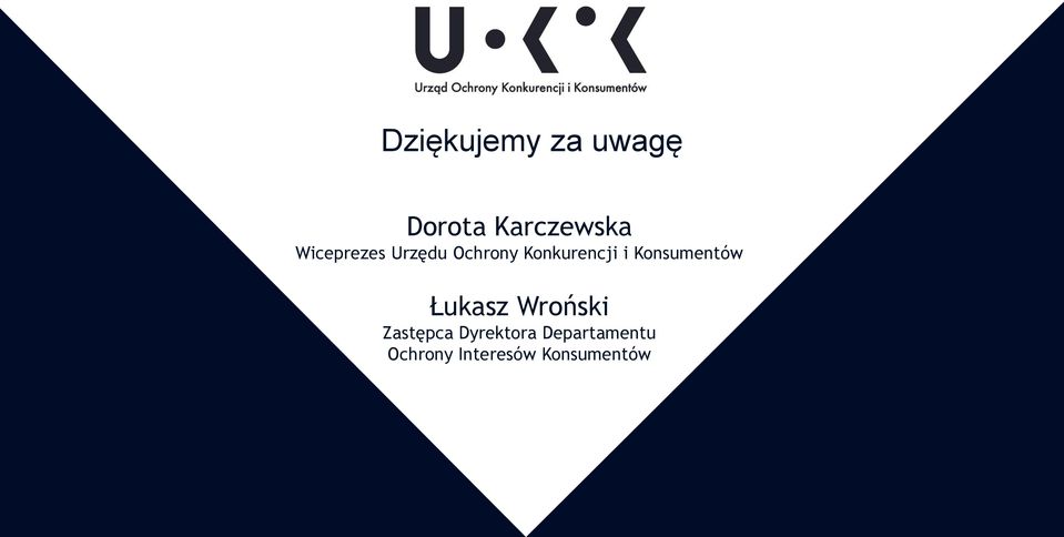 Konsumentów Łukasz Wroński Zastępca