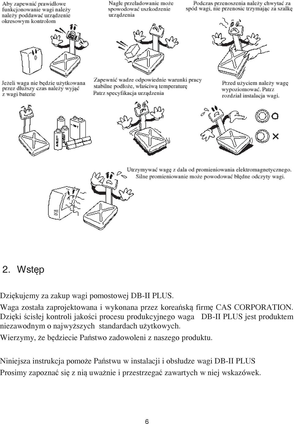 Dzi ki cisłej kontroli jako ci procesu produkcyjnego waga DB-II PLUS jest produktem niezawodnym o najwy szych