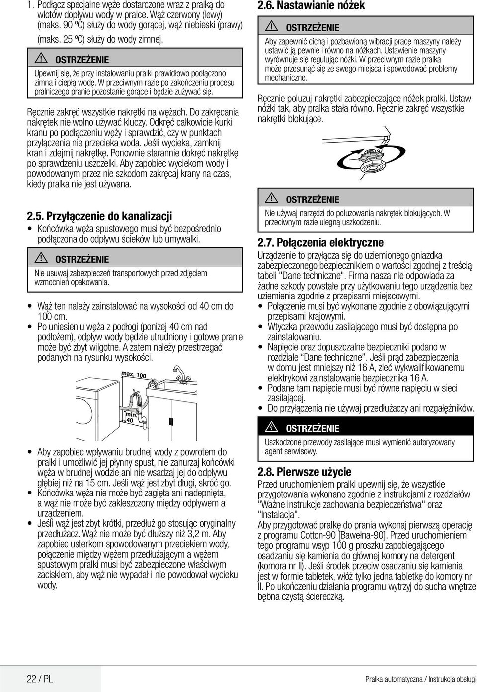 On the verge Egyptian rejection Pralka automatyczna Instrukcja obsługi - PDF Free Download