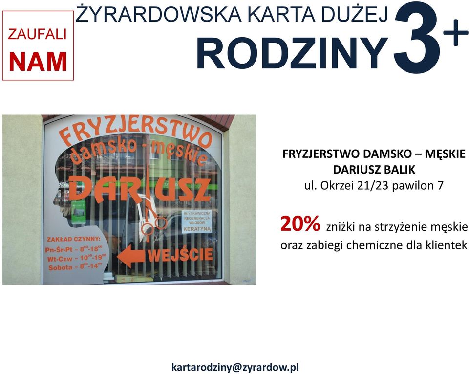 Okrzei 21/23 pawilon 7 20% zniżki