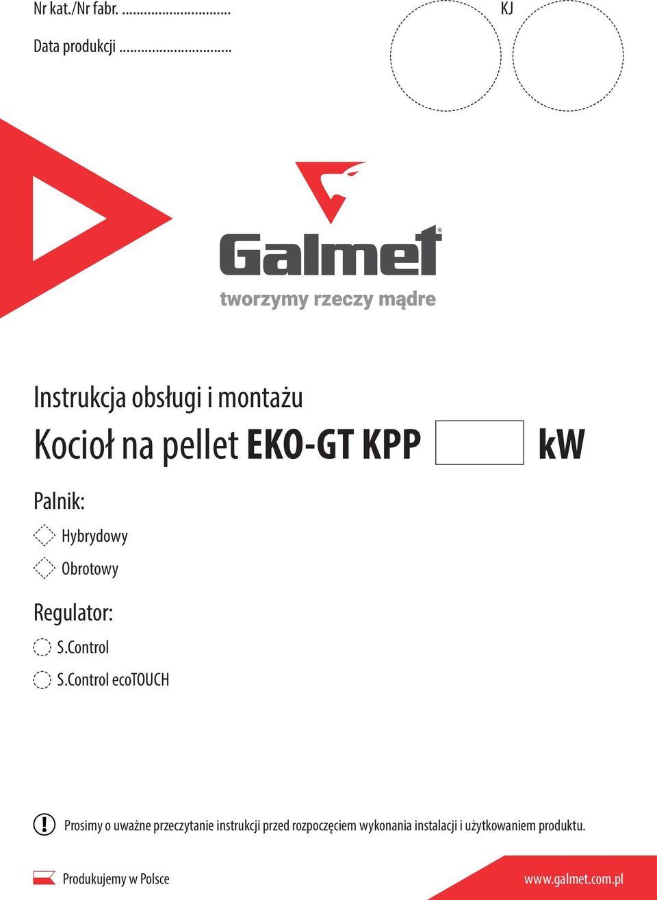 Obrotowy kw Regulator: S.Control S.