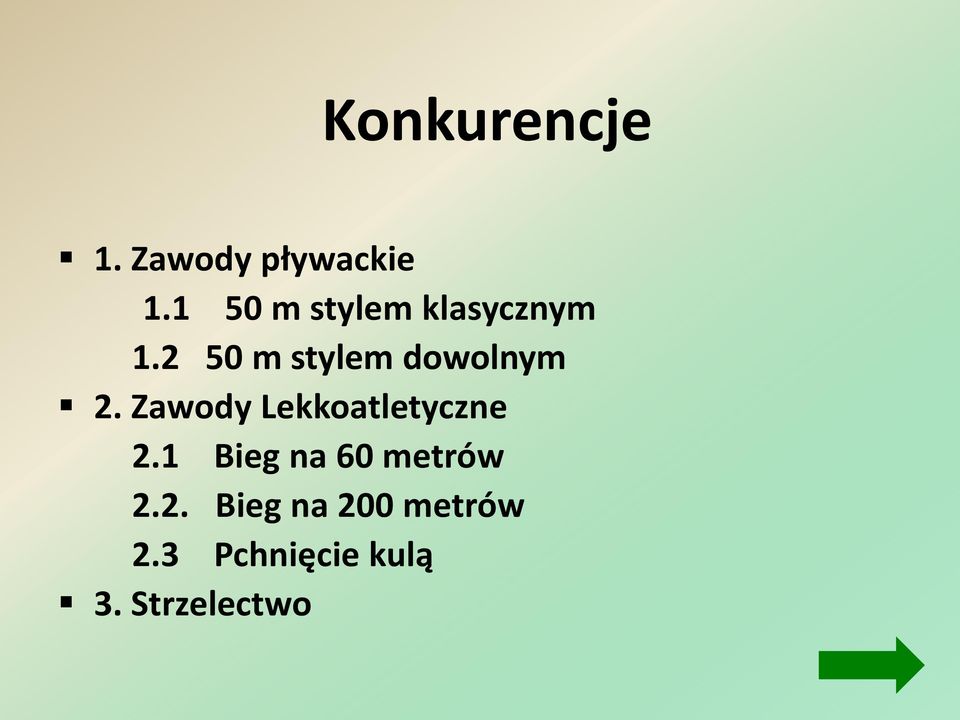 2 50 m stylem dowolnym 2.