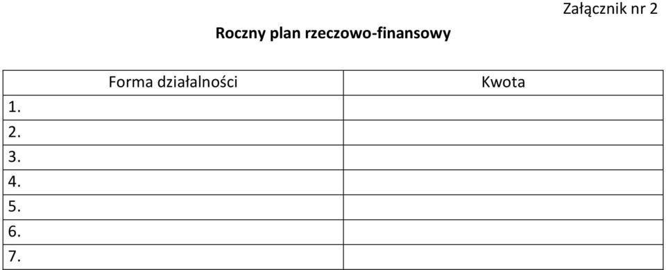 Załącznik nr 2 1. 2. 3.
