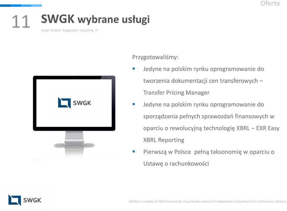 oprogramowanie do sporządzania pełnych sprawozdań finansowych w oparciu o rewolucyjną