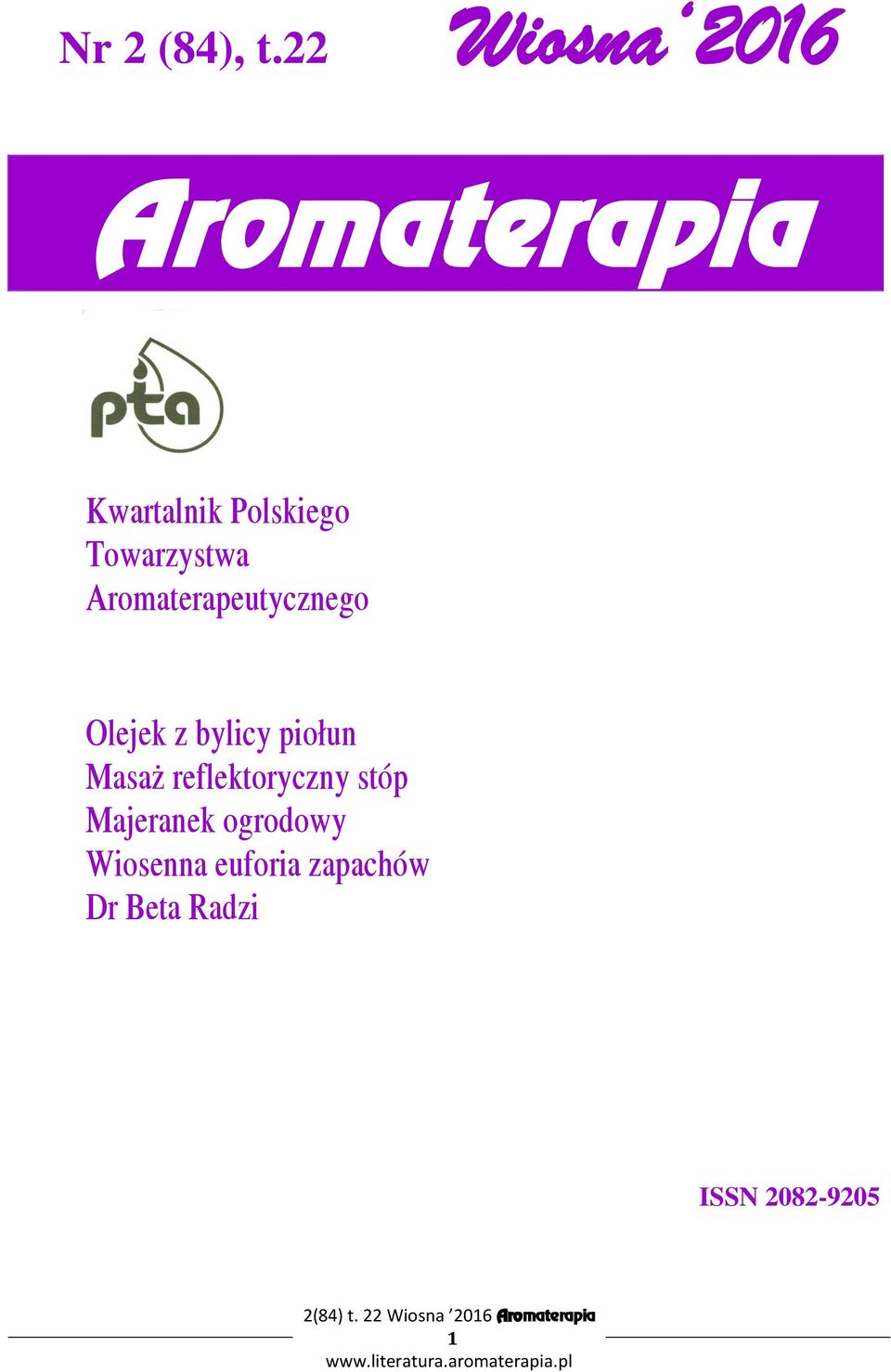 Towarzystwa Aromaterapeutycznego Olejek z bylicy